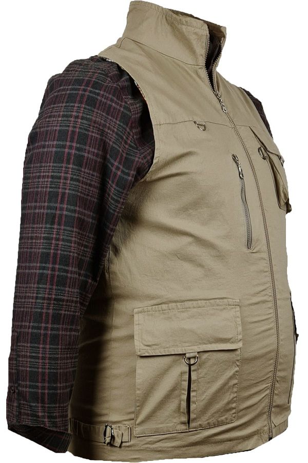 Plus size safari vest online