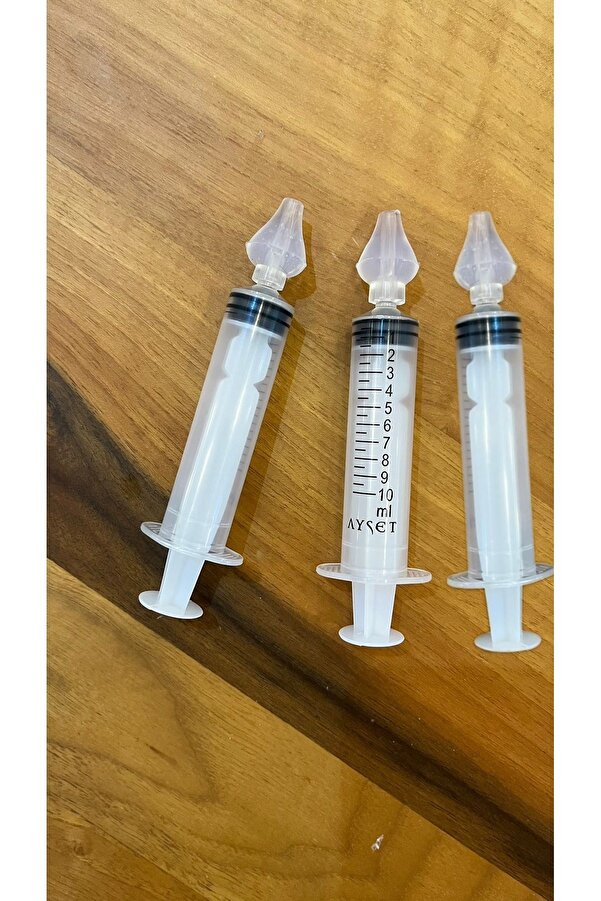 Magicway Burun Temizleme Kiti 3 Adet Bebek Burun Yıkama Enjektörü Nazal Yıkama 3 Enjentör Ve 3 Silikon Uç