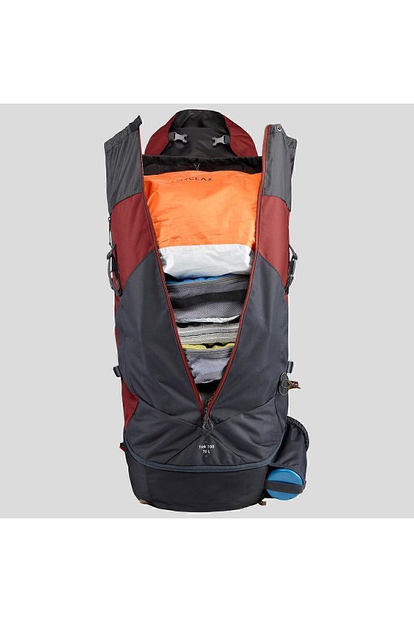 Decathlon Men s Trekking Backpack 70l Mt100 Easyfit Trendyol