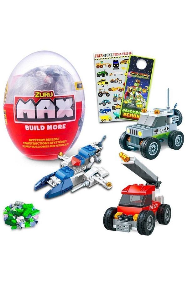 Zuru-Max Build More Mystery Eggs - Toy Building Block Bundle With Mystery Egg Toy Construction Block 1
