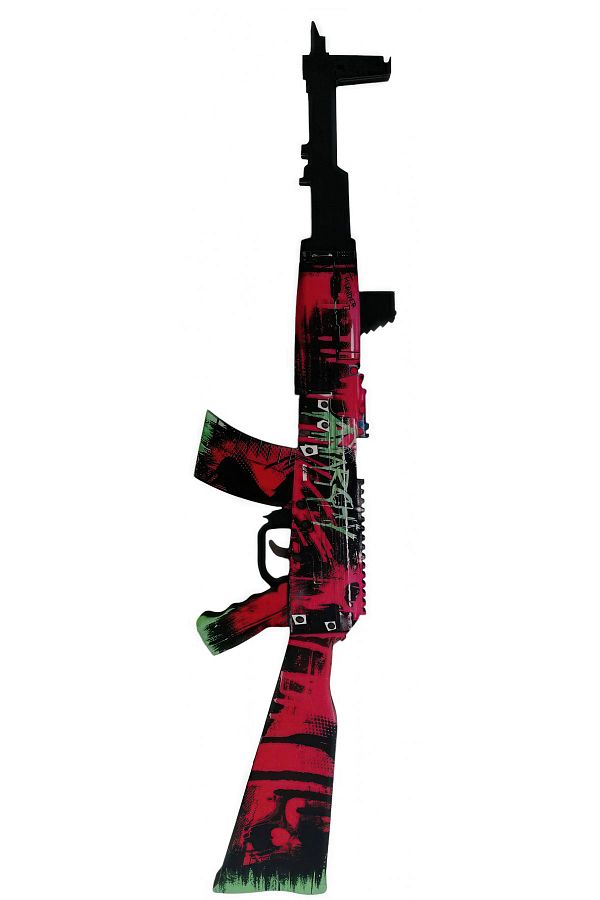 Lunarfall-Wooden Cs-Go Neon_Revulotion Ak-47 Rubber Thrower Toy 1