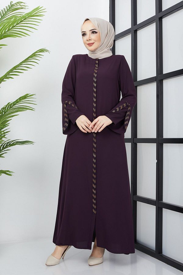 Plum abaya hotsell