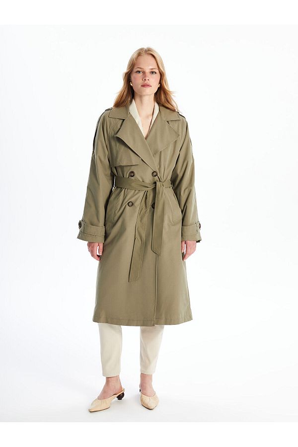 LC Waikiki-Dámský trenčkot Lcw Jacket Collar 1