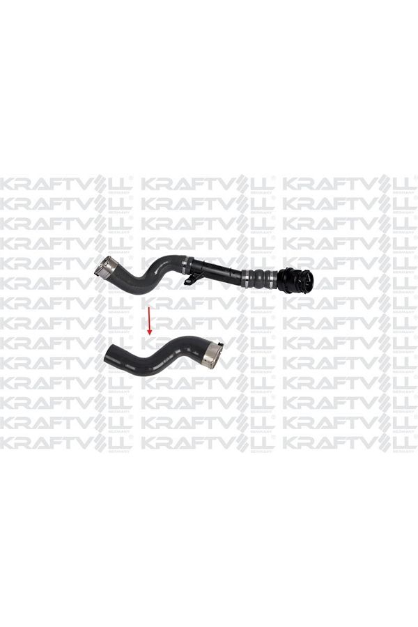 Kraftvoll-Renault Megane Iv 1.5 Dci - Plastic Pipe Export Turbo Hose with Arrow 1