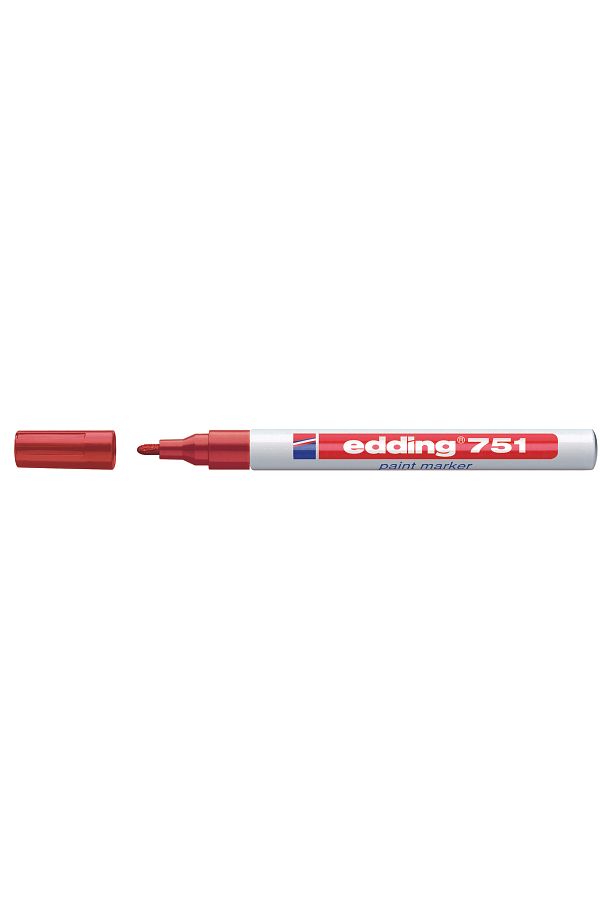 Edding-751-02 أقلام ماركر حمراء موديل 1