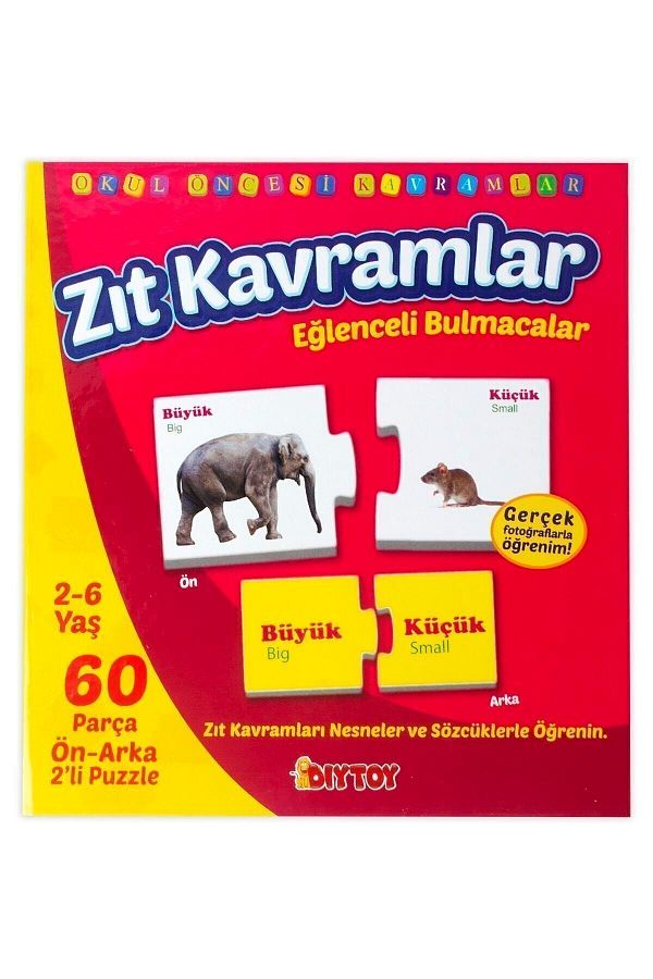 bebeğimin-Fun Puzzles Opposite Concepts Puzzle Jigsaw 1