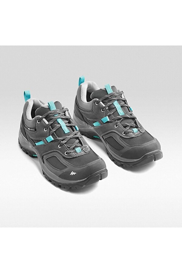 Decathlon Quechua Women's Waterproof Shoes Gray Blue Mh100