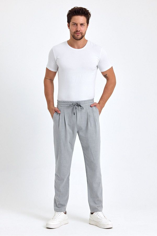 Pleated jogger pants deals