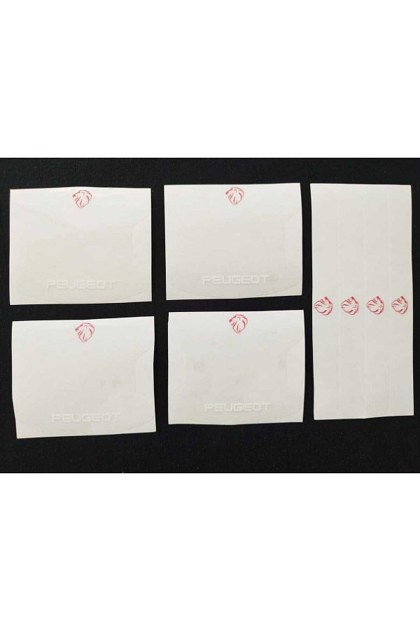 DKELEKTRONİK-Peugeot 2008 Compatible Ppf Door Handle Anti-Screw Foil Set of 8 1
