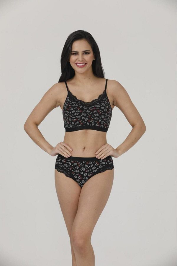 Asel-Lambada 3-Piece Half Tank Top and Tank Top Set 1