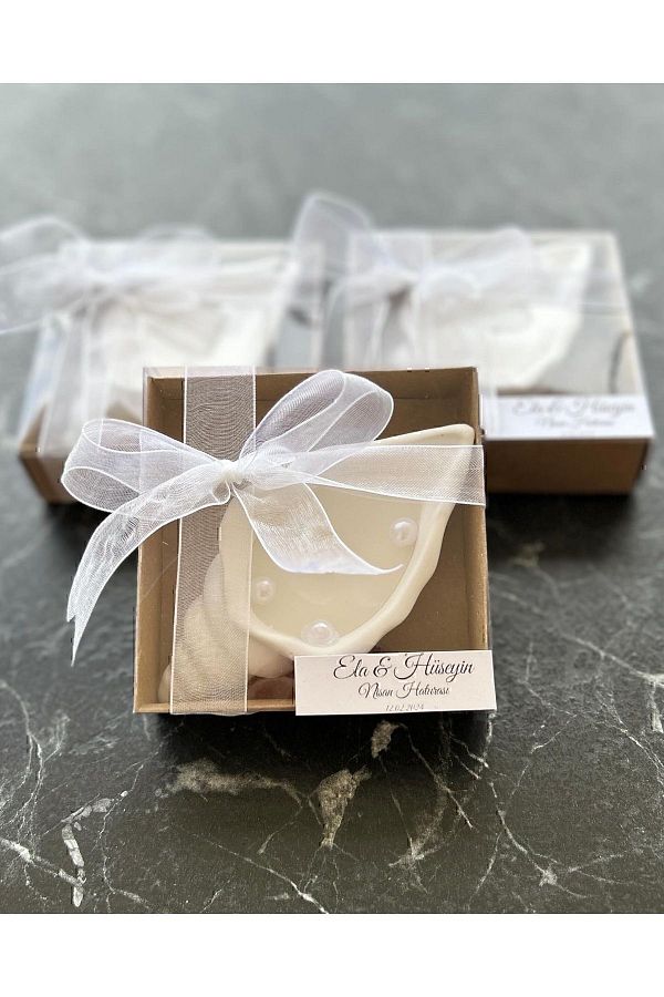 durudesignn-5 Pieces Boxed - Oyster Candle for Gift, Engagement and Birthday 1