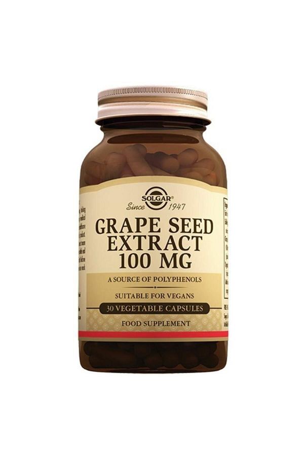 Solgar-Grape Seed Extract - 100 Mg 30 Herbal Capsules 1