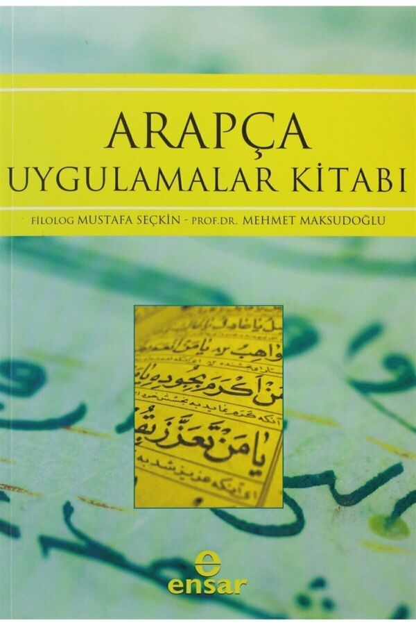 Ensar Neşriyat-كتاب التطبيقات العربية محمد مقصود أوغلو 9786055623975 1