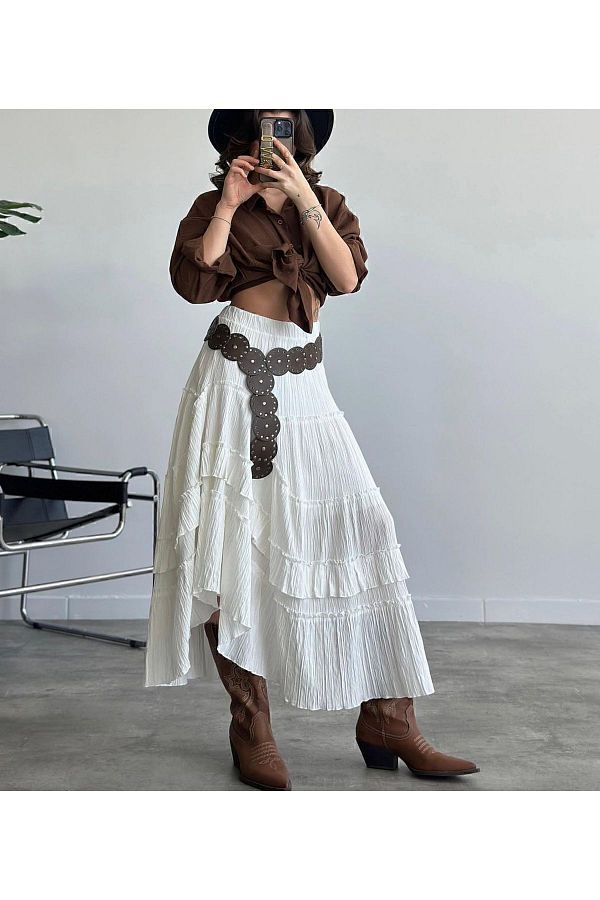Bak'ap-Ruffled Inner Non-Showing Long Flywheel Skirt 1