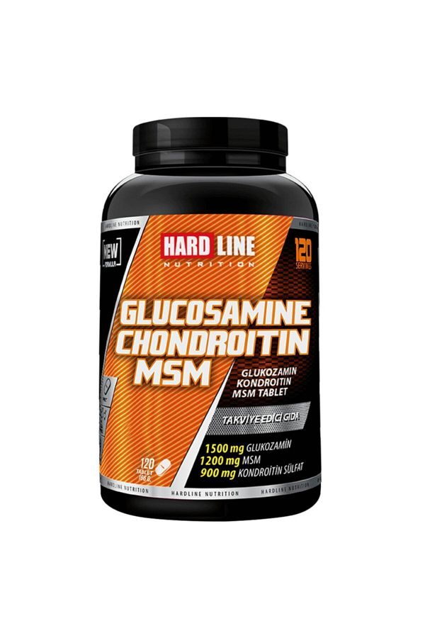Hardline-Glucosamine Chondroitin Msm 120 Tablets Glucosamine 1