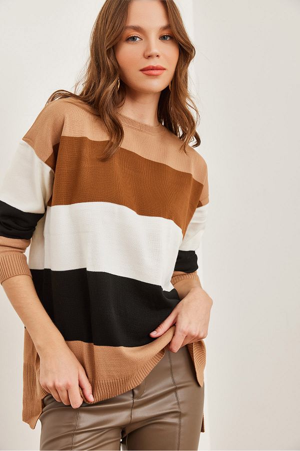 Tan color sweater on sale