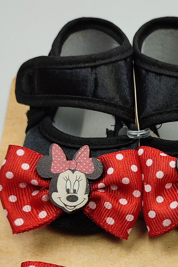 Peki 0 6 Months Baby Sandals Add 5 Pay 4 Newborn Bow Accessory Bandana and 10cm Sole Size 14486 Trendyol