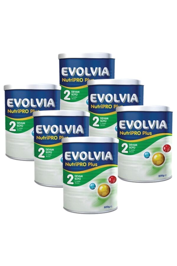 Evolvia 2 Devam Sütü Nutripro Plus 800 gr x 6 Adet