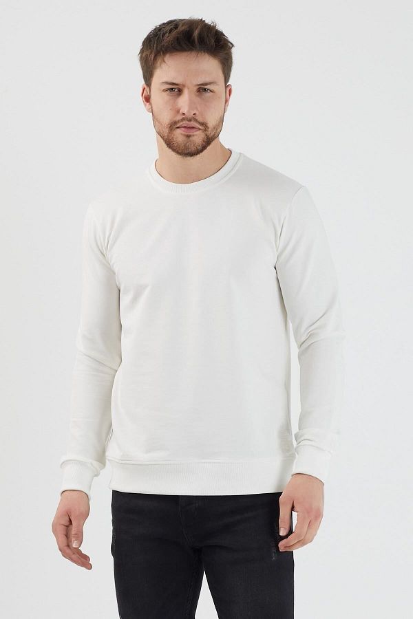 Thin white sweatshirt discount