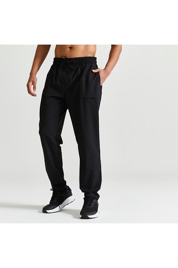 Decathlon Domyos Men s Black Sweatpants 500 Fitness Cardio Trendyol