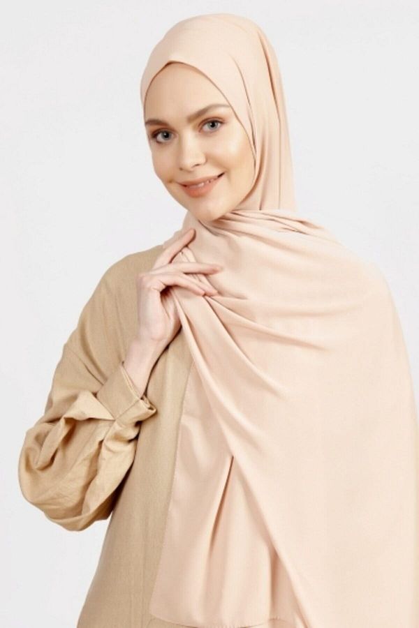Differenza-Beige Crepe Shawl 1