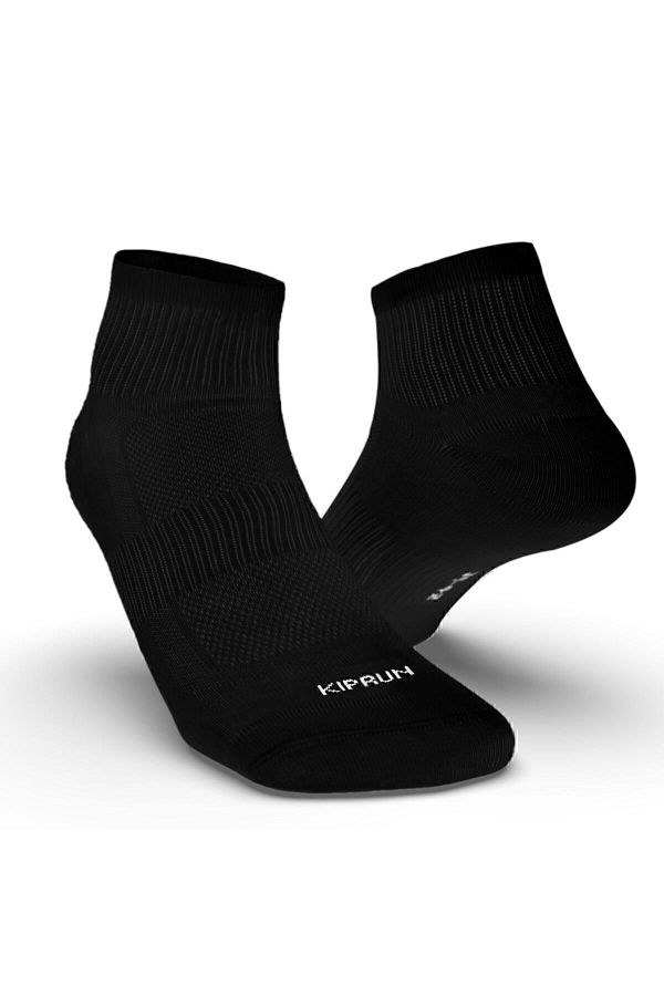 Decathlon-Kiprun Black Socks / Running - Pack of 3 - Run100 1