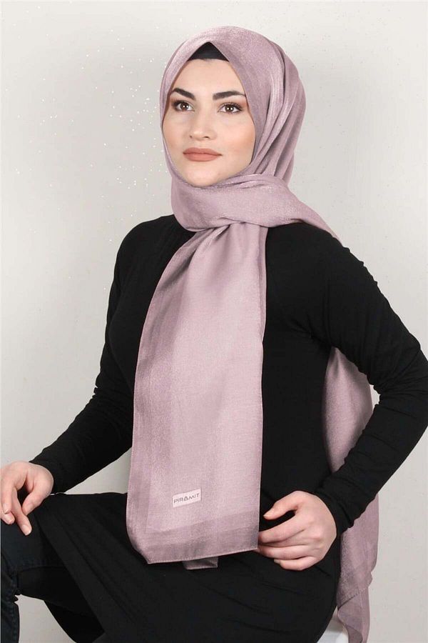 PİRAMİT-Glitter Amber Shawl 4000-17 - Powder 1
