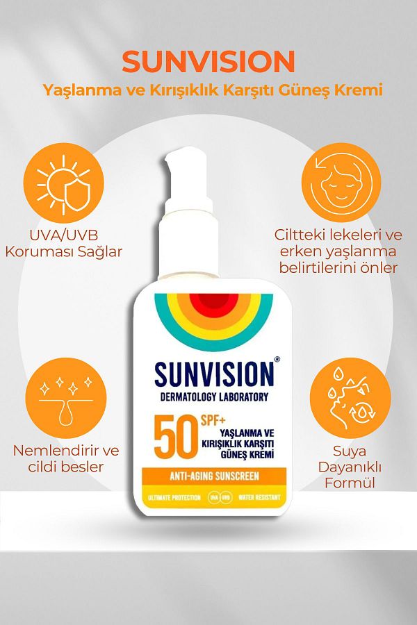 Sunvision-50ml Sunscreen - Anti-Aging and Wrinkle 1