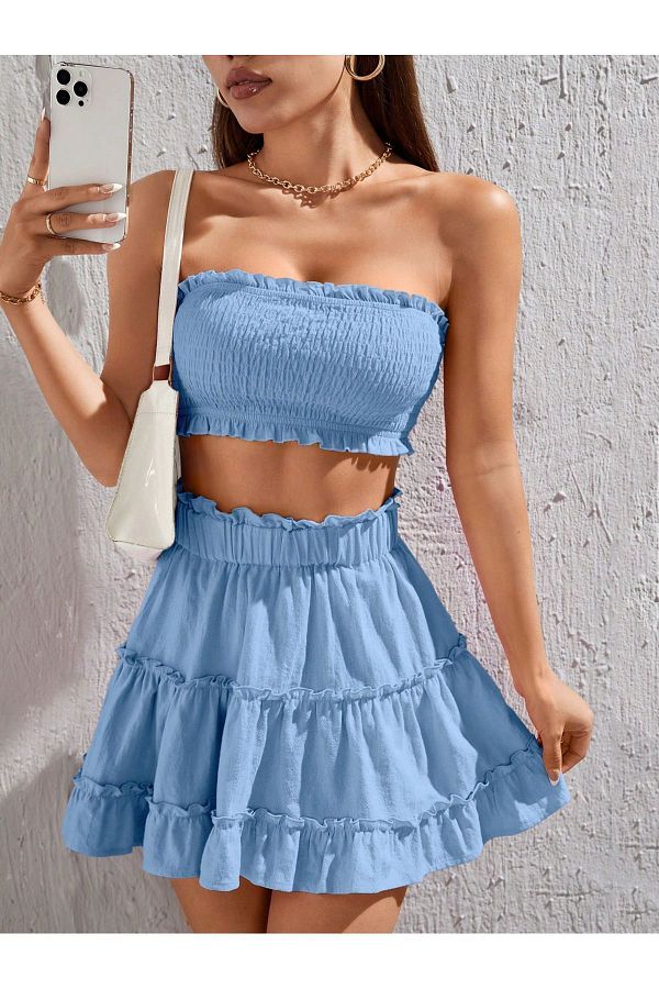 Flower cut skirt clearance