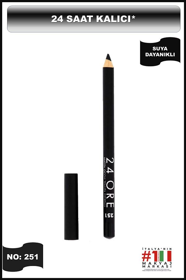 Deborah-24Ore Black Eye Pencil - No: 251 1