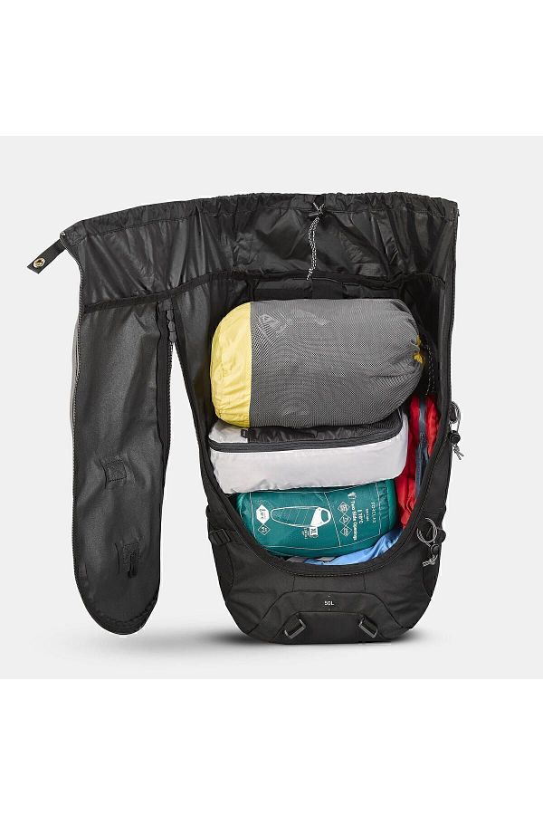 Decathlon Forclaz Outdoor Backpack 50 L Black Travel 100 Trendyol