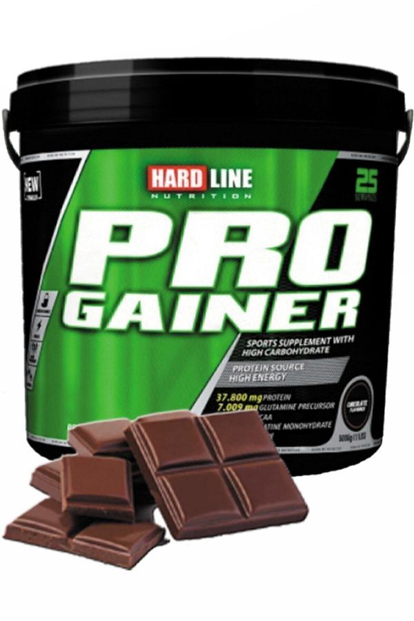 Hardline-Progainer 5000 g Carbs with Chocolate Flavor - Helps in Weight Reduction 1