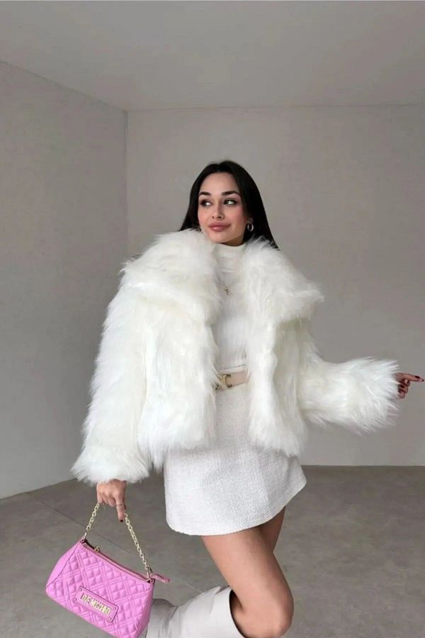 MÇmoda-Pelzmantel für Damen – innen gefüttert 1