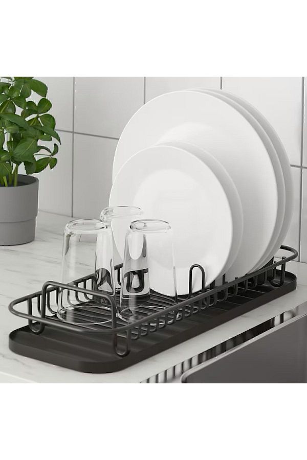 IKEA Lillhavet Multifunctional Dish Rack Anthracite Trendyol