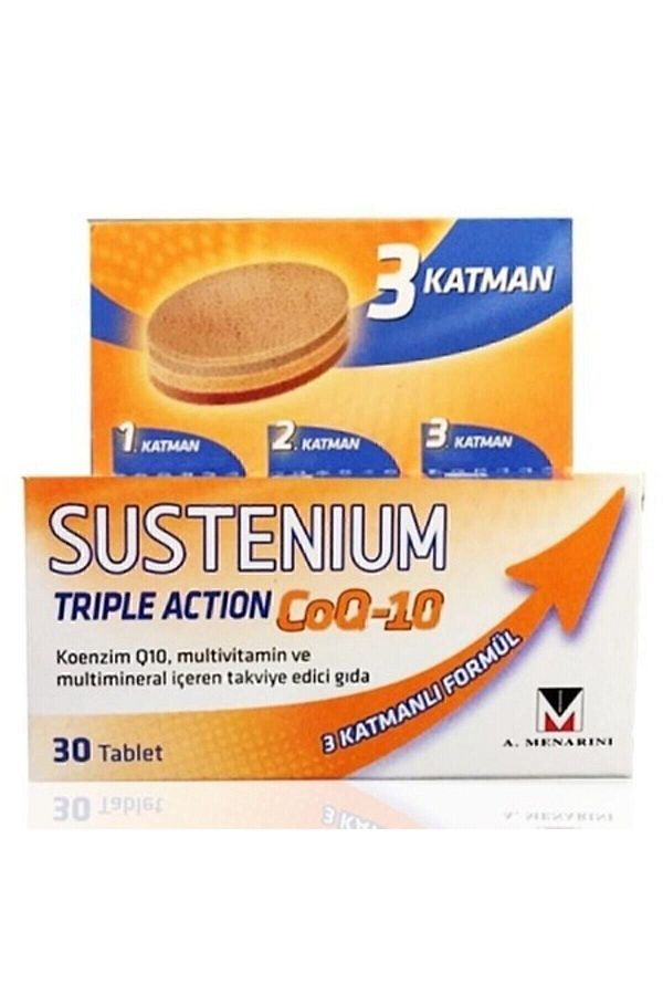 Sustenium-Sustenium Triple Action Coq-10 - 30 قرصًا من الإنزيم المساعد Q10 1