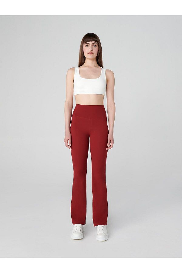UP&FIT-Flared Leg Push up Leggings - Light Bootcut and Gathering 1