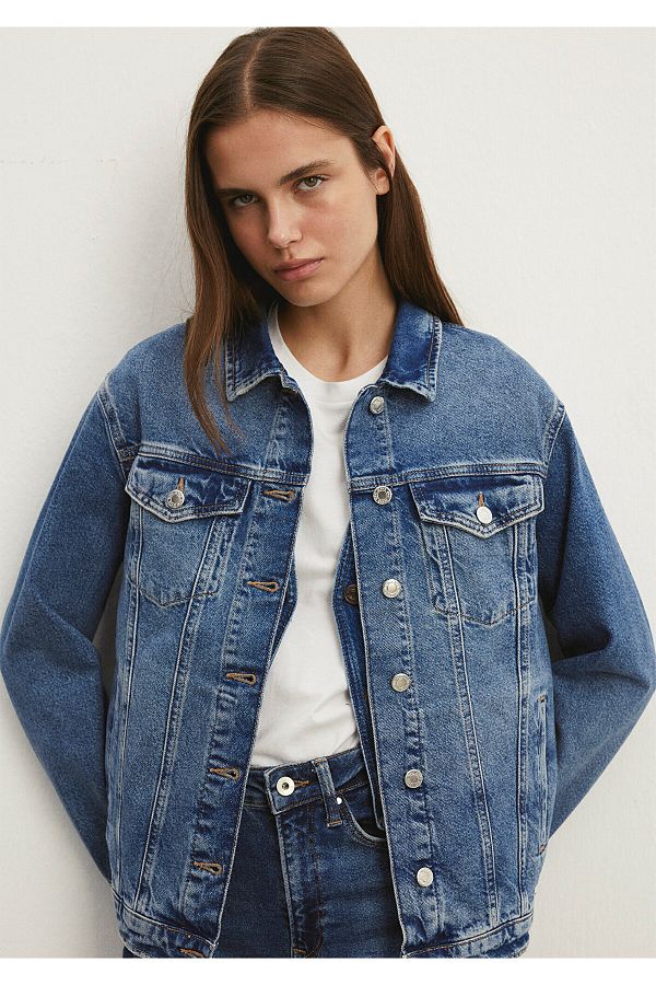 Mavi-Karla Gold Icon Jeansjacke Boyfriend 110154-30868 1