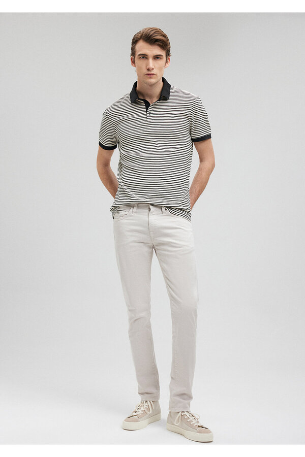 Mavi-Jake White Gabardine Comfort Pants -0042286579 1