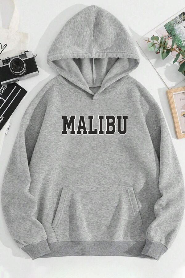 uyguntarz-Unisex oversize mikina Malibu s potiskem 1