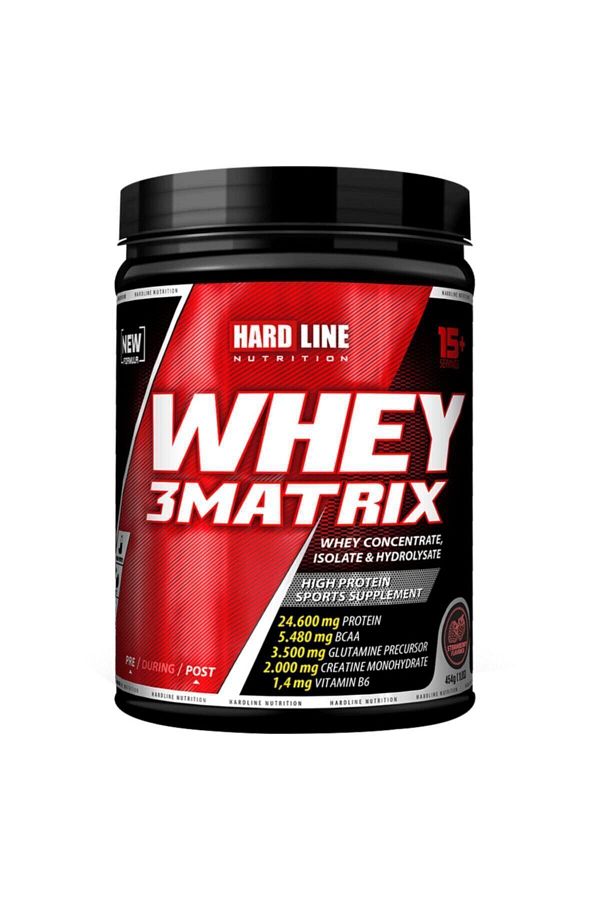 Hardline-Whey 3matrix 454 gr Strawberry Protein Powder 1
