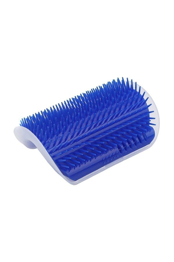 Apco-Cat Combing and Massage Brush Blue 1