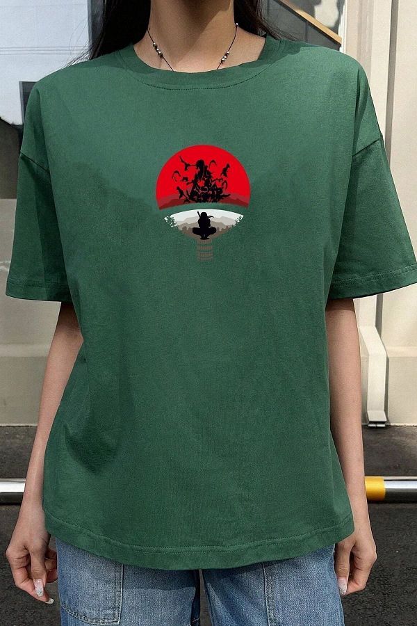 uyguntarz-T-shirt unisex z nadrukiem Itachi Uchiha 1