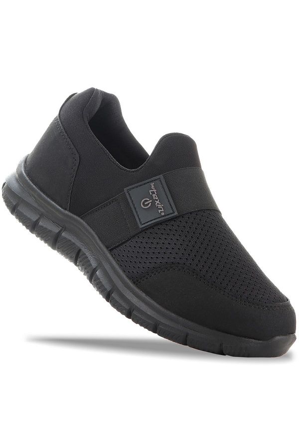 Vojo Men s Black Sneakers Laceless Sports Shoes Trendyol