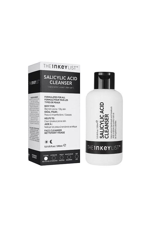 THE INKEY LIST-Salicylic Acid Cleanser Acne Anti-Acne Salicylic Acid Facial Cleanser 150ml 1