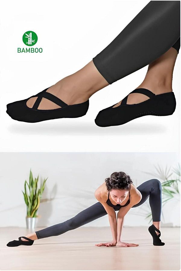 Ballet Socks Non Slip Dance Pilates and Yoga Socks Pack of 3