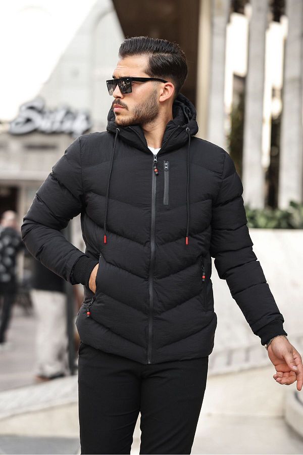 LORD life Waterproof and Windproof down Jacket with Fur Inside Trendyol