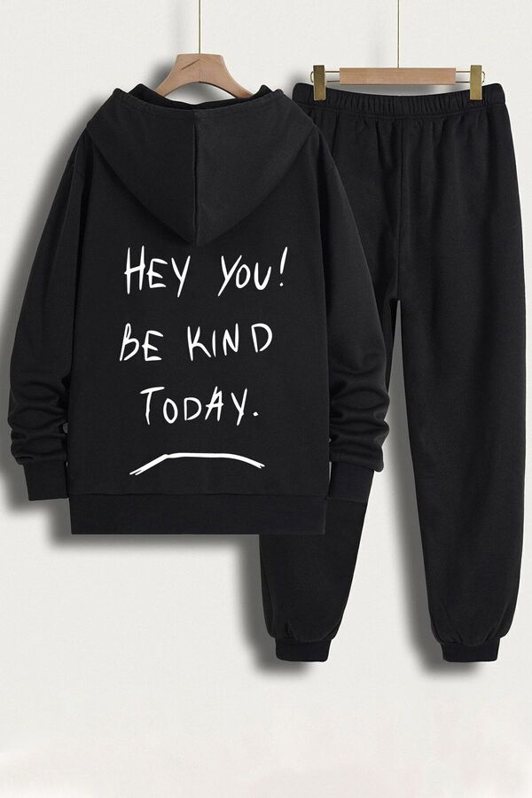 uyguntarz-Σετ φόρμας Unisex Hey you Printed 1