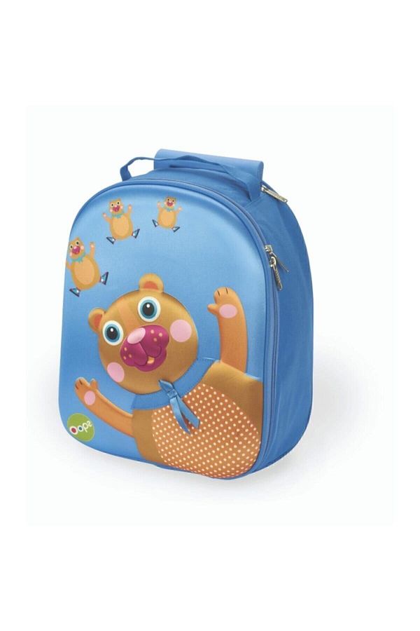 OOPS-Blue Check Check Suitcase 1