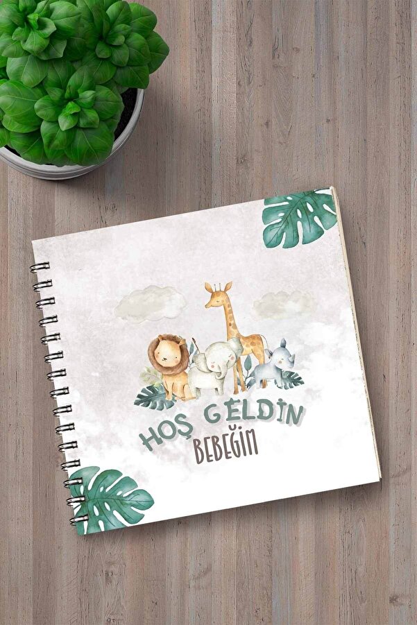 bi tutam mutluluk Hoş Geldin Bebeğim Anı Defteri Hba103