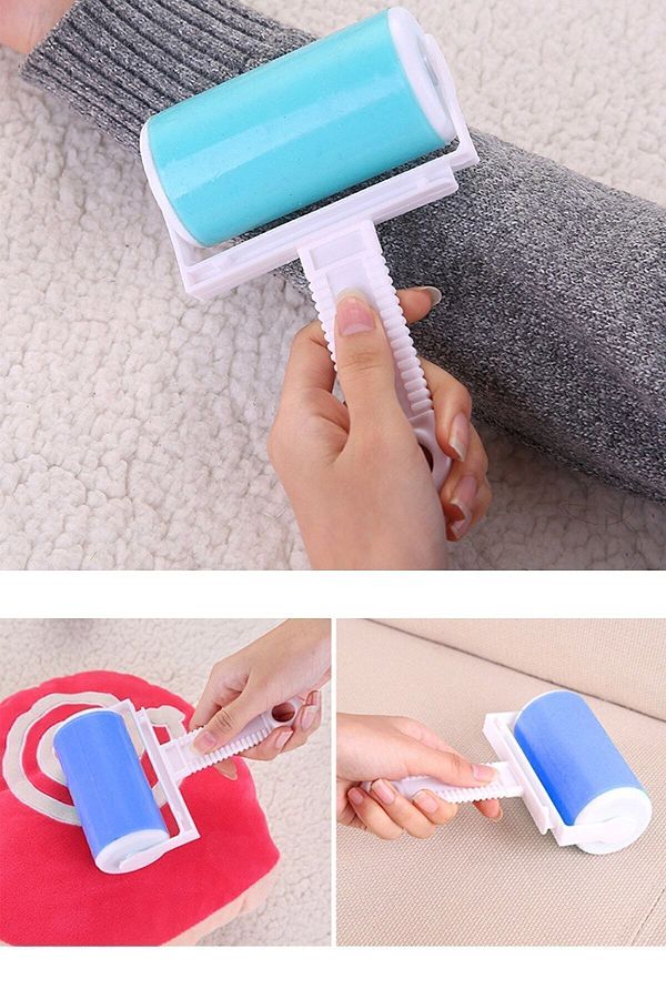 Mutlu Store-Washable Practical Feather Dust Crumb and Scum Collector Practical Roller 1